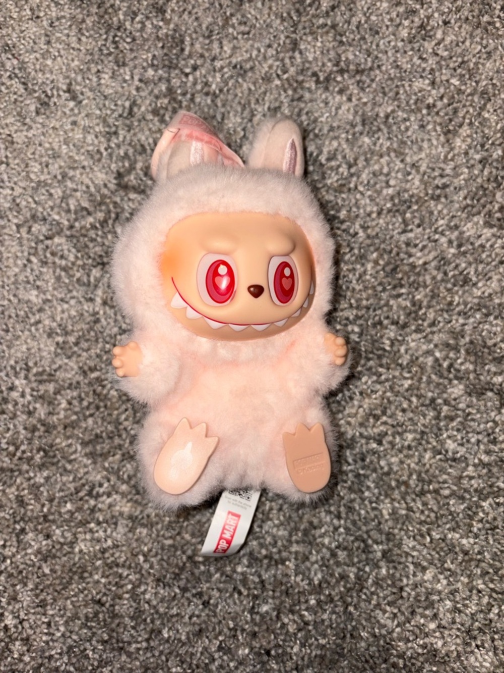 Pink labubu Plush Vinyl Figure